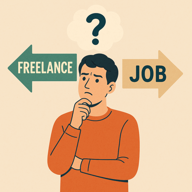 Is Freelance for me or job a thinking person